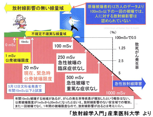 LNT仮説の図