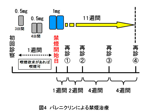 図4　バレニクリンによる禁煙治療